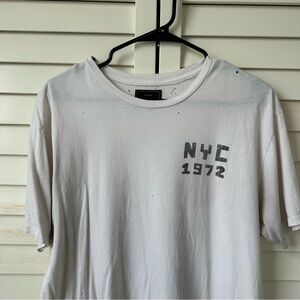 White NYC 1972 T-Shirt- RETROBRAND